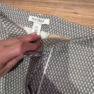 White House Black Market Monochrome Dress Pantd